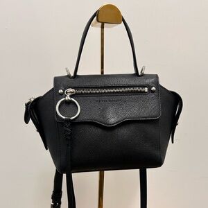 Rebecca Minkoff Black Crossbody Bag |Gabby Leather Satchel